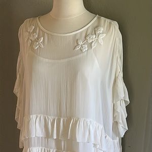 Cleobella pretty floral detail mini dress